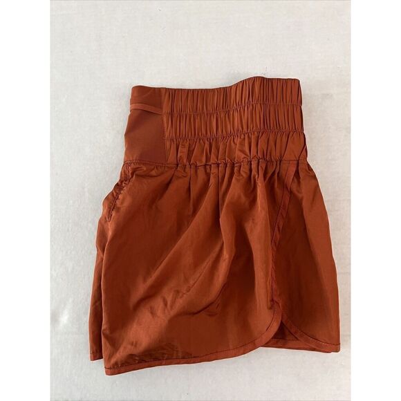 Free People Movement OB1128291 Sz Medium Rust Colored The Way Home Shorts - Picture 8 of 10